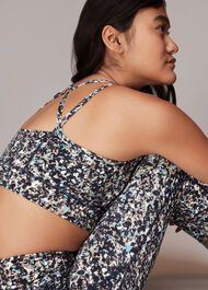 Speckled Crossback Sports Bra